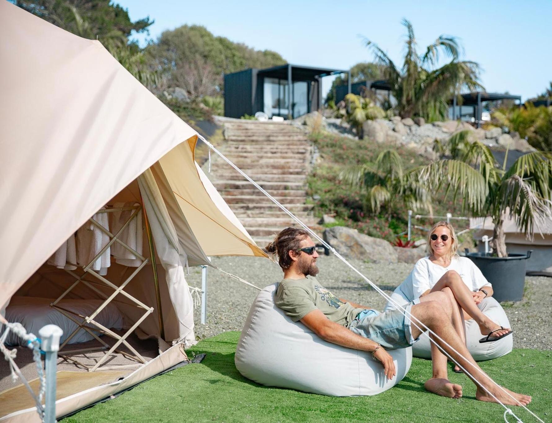 Aotearoa Surf Eco Pods Hotel Te Arai Exterior foto