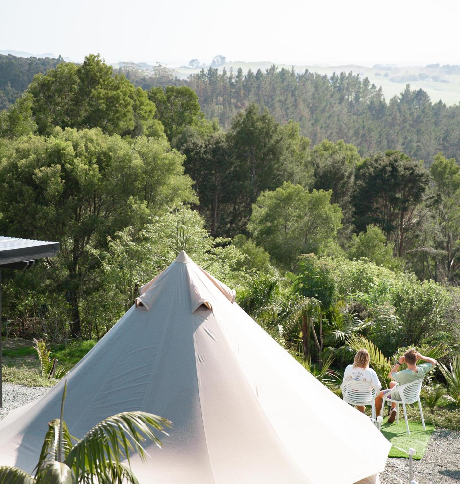 Aotearoa Surf Eco Pods Hotel Te Arai Exterior foto
