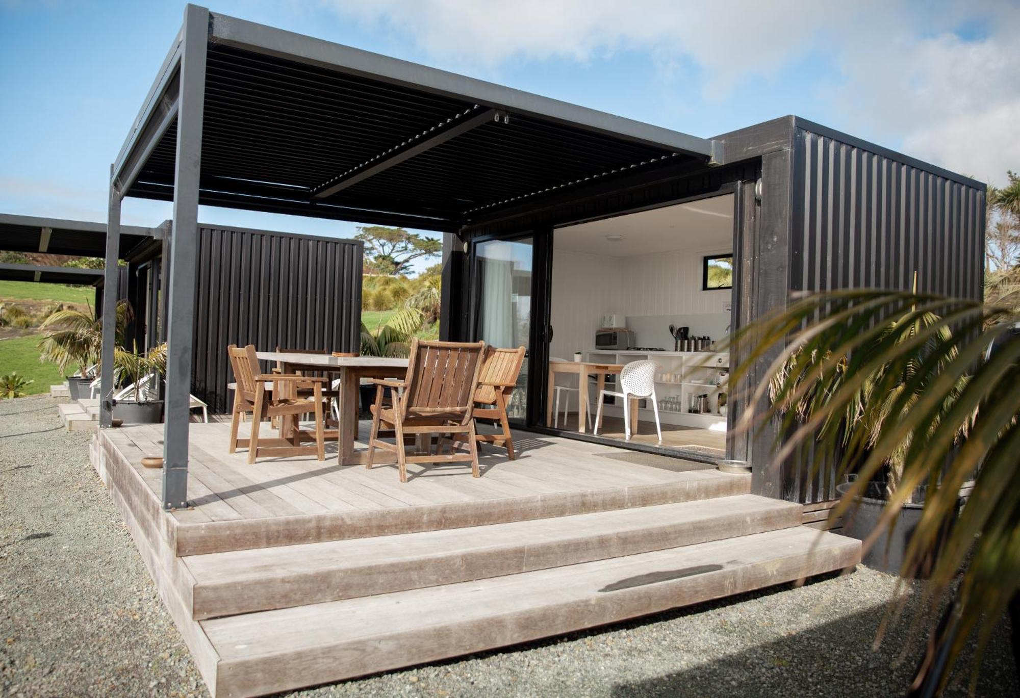 Aotearoa Surf Eco Pods Hotel Te Arai Exterior foto