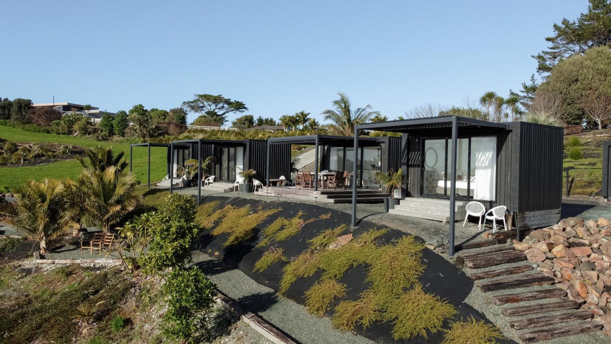 Aotearoa Surf Eco Pods Hotel Te Arai Exterior foto